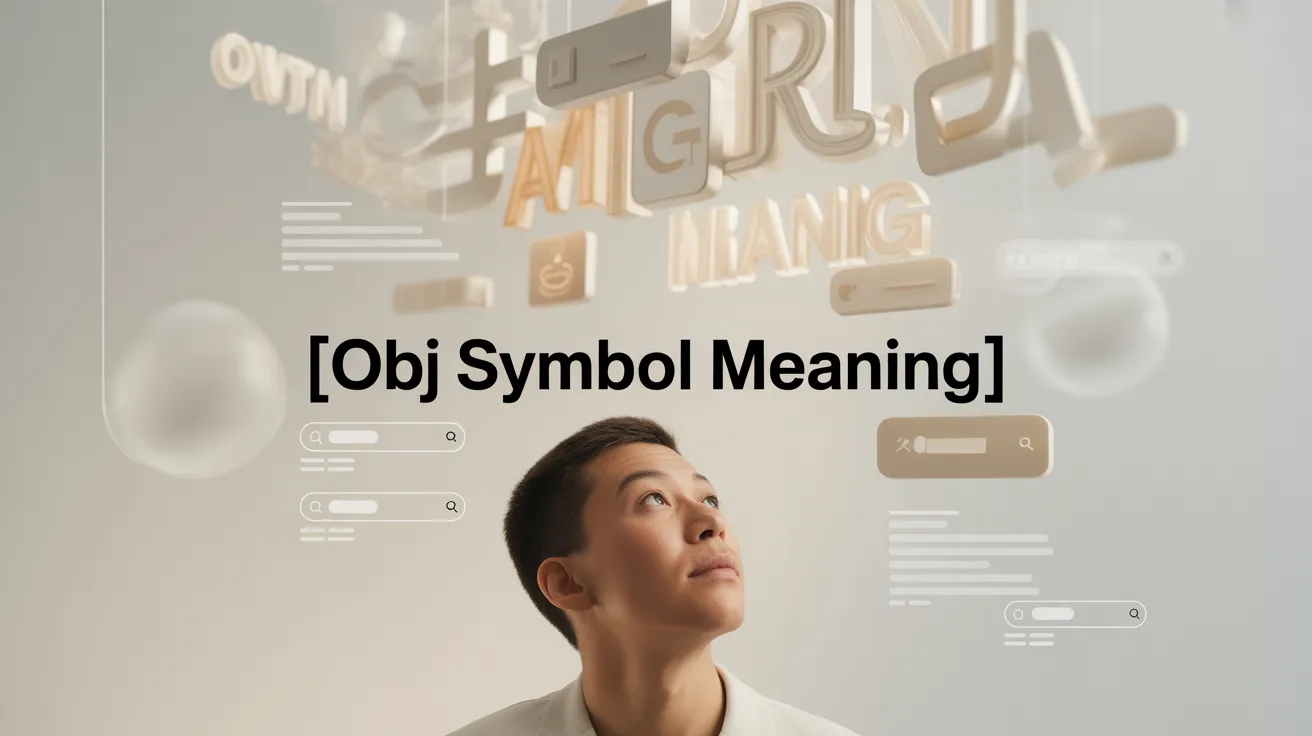 Obj Symbol Meaning2026