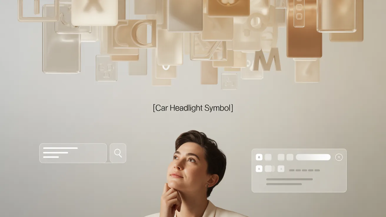 Car Headlight Symbol2026